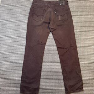 Levi’s 514 Men’s Straight Leg Jeans Black Denim Pants Size 34x34 Classic Fit